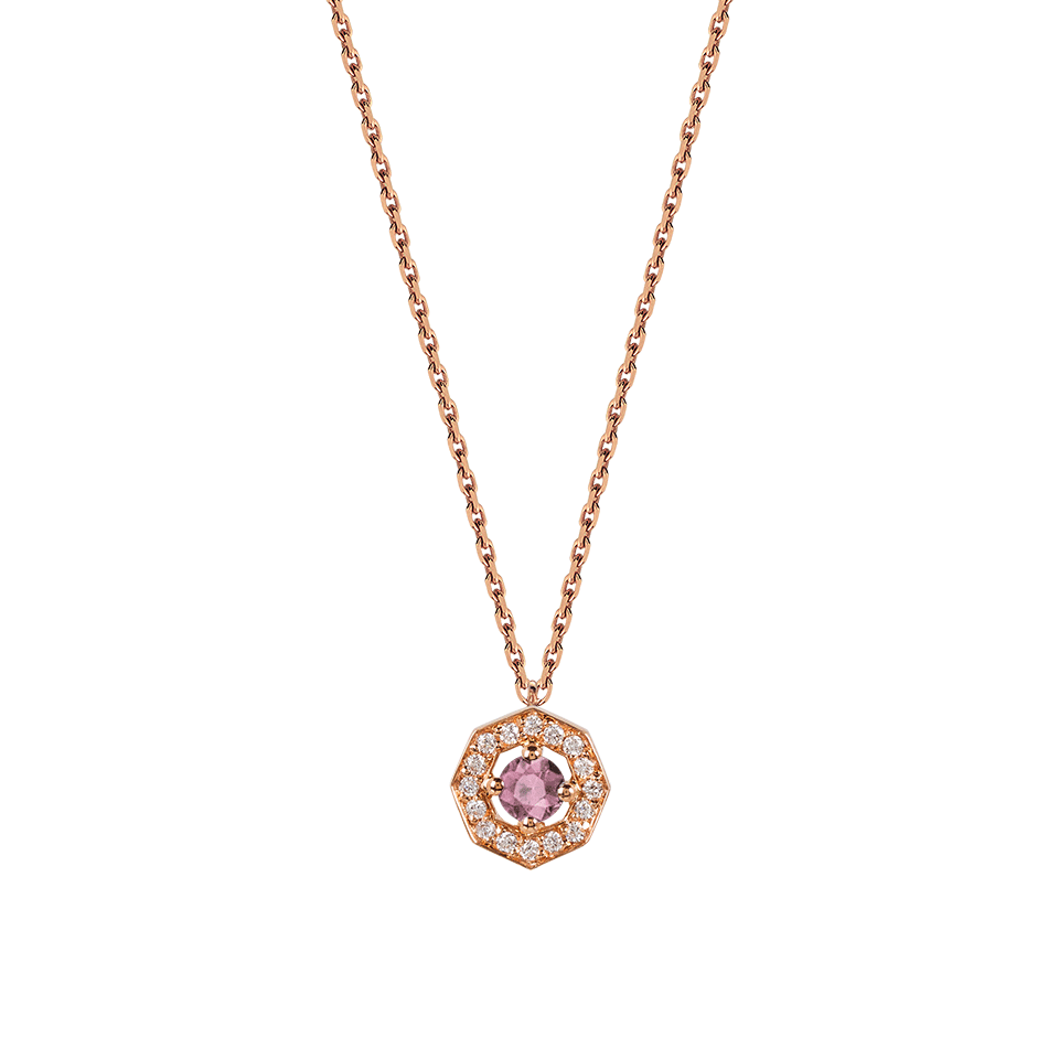 Colar Birthstone Outubro Turmalina