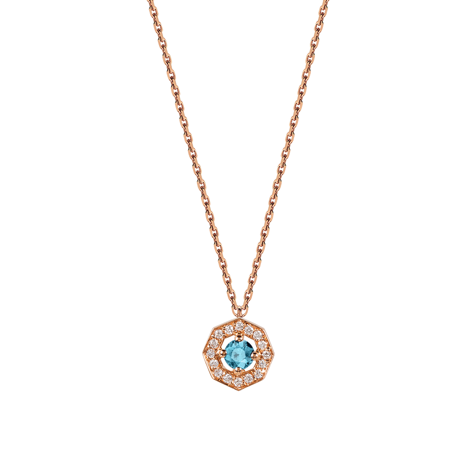 Colar Birthstone Novembro Topázio